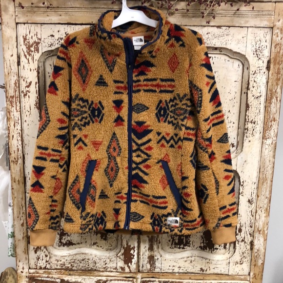L The North Face Aztec Sherpa Jacket - Picture 1 of 5